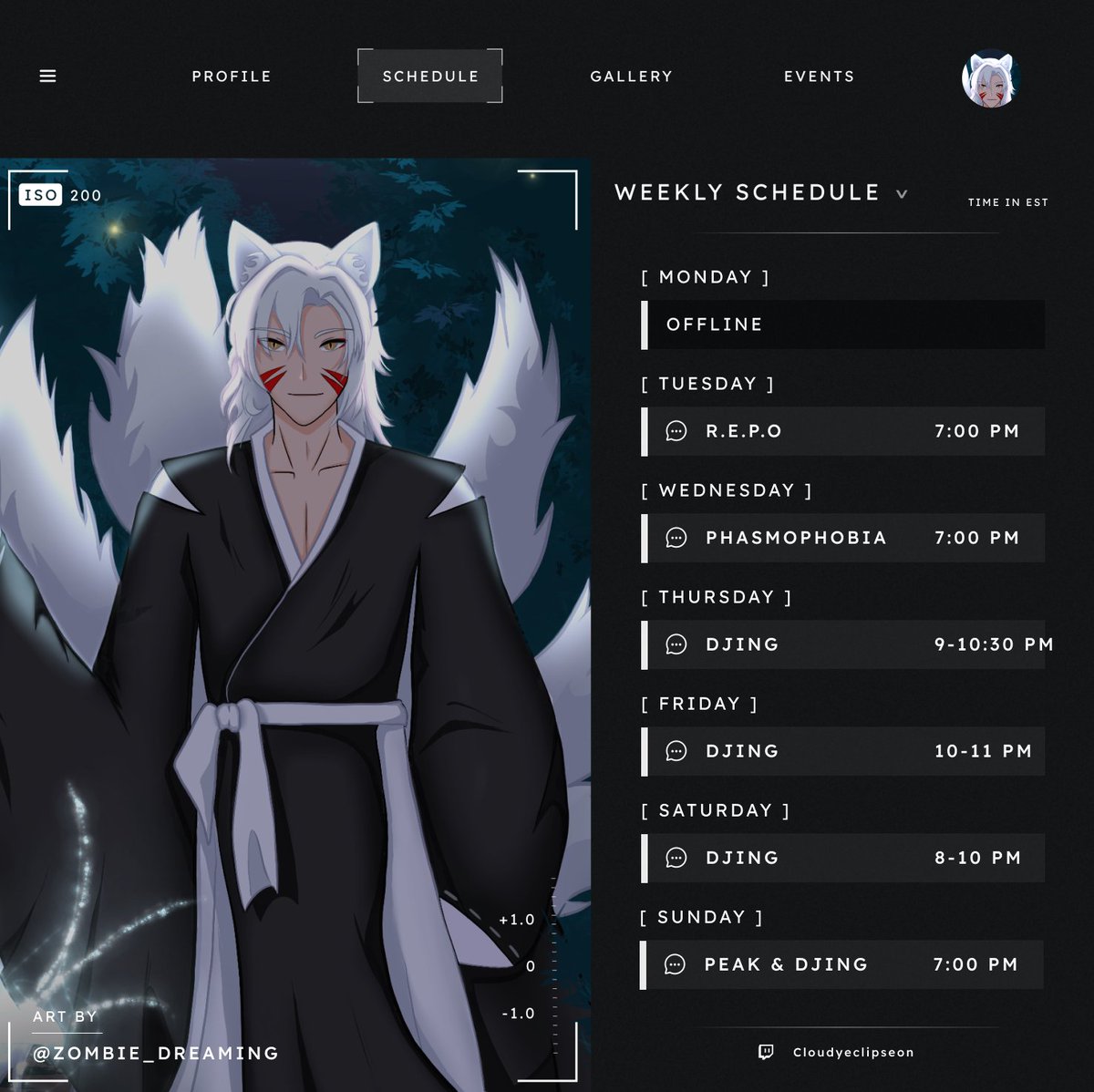 🦊[Schedule 6.30-7.6]🦊
We trying new things every week from here on out!
Also #peak with <a href="/lilinerach/">Lili 💕🦇 3.0 debut soon</a> make sure to be there!

~Things are subject to change depending on emergency gigs~