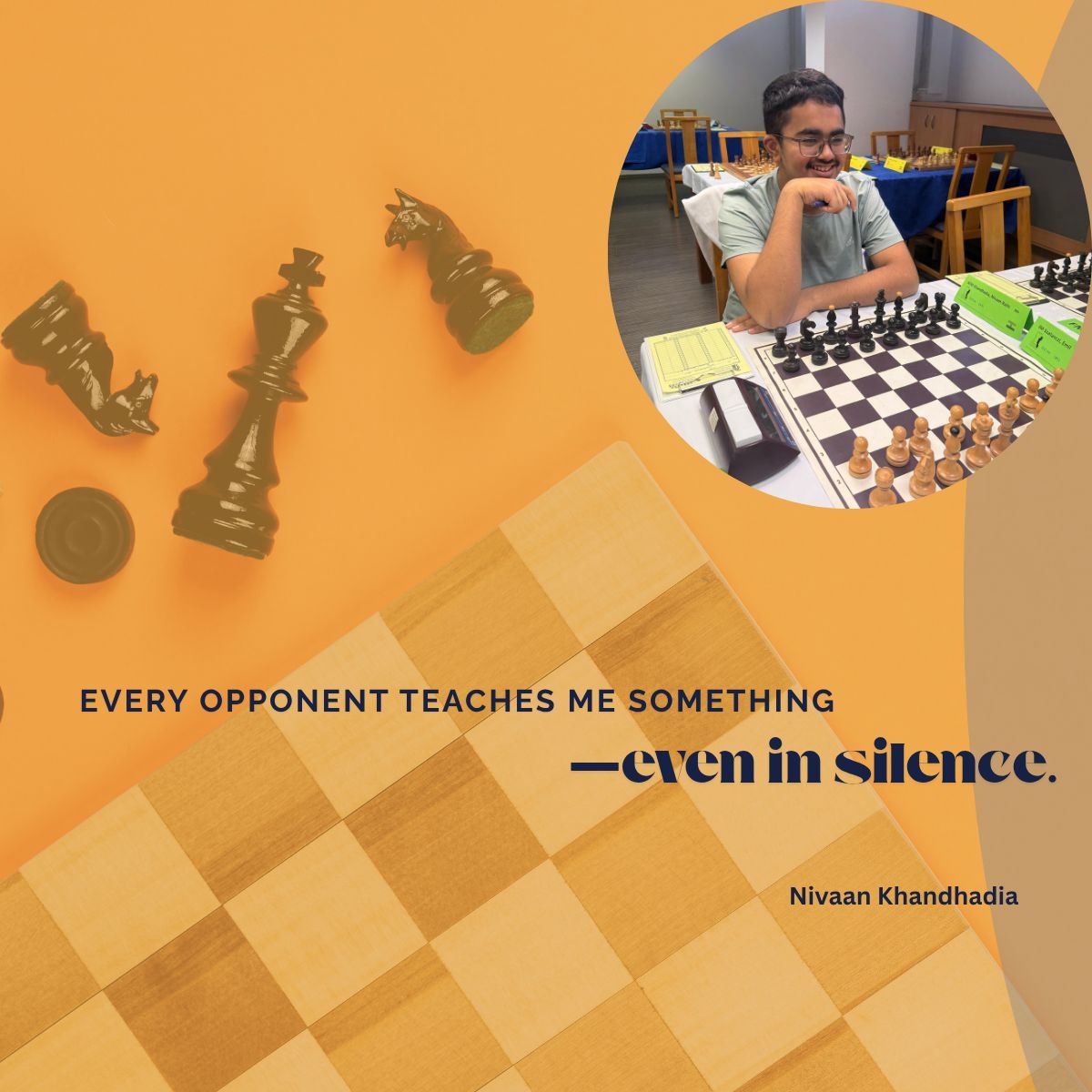Nivaanplays's tweet image. Some of the best lessons come without words—just moves.
Every opponent is a teacher in disguise.
#ChessWisdom #SilentLessons #NivaanOnBoard