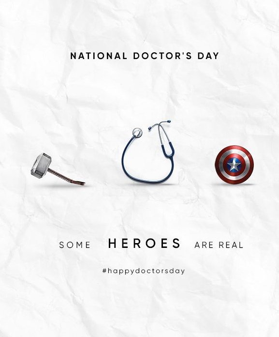 सभी डॉक्टरो को डॉक्टर्स डे की हार्दिक बधाई एवं शुभकामनाएँ!💐🎉

Happy Doctors Day to all Doctors!🙏
 #DoctorsDay