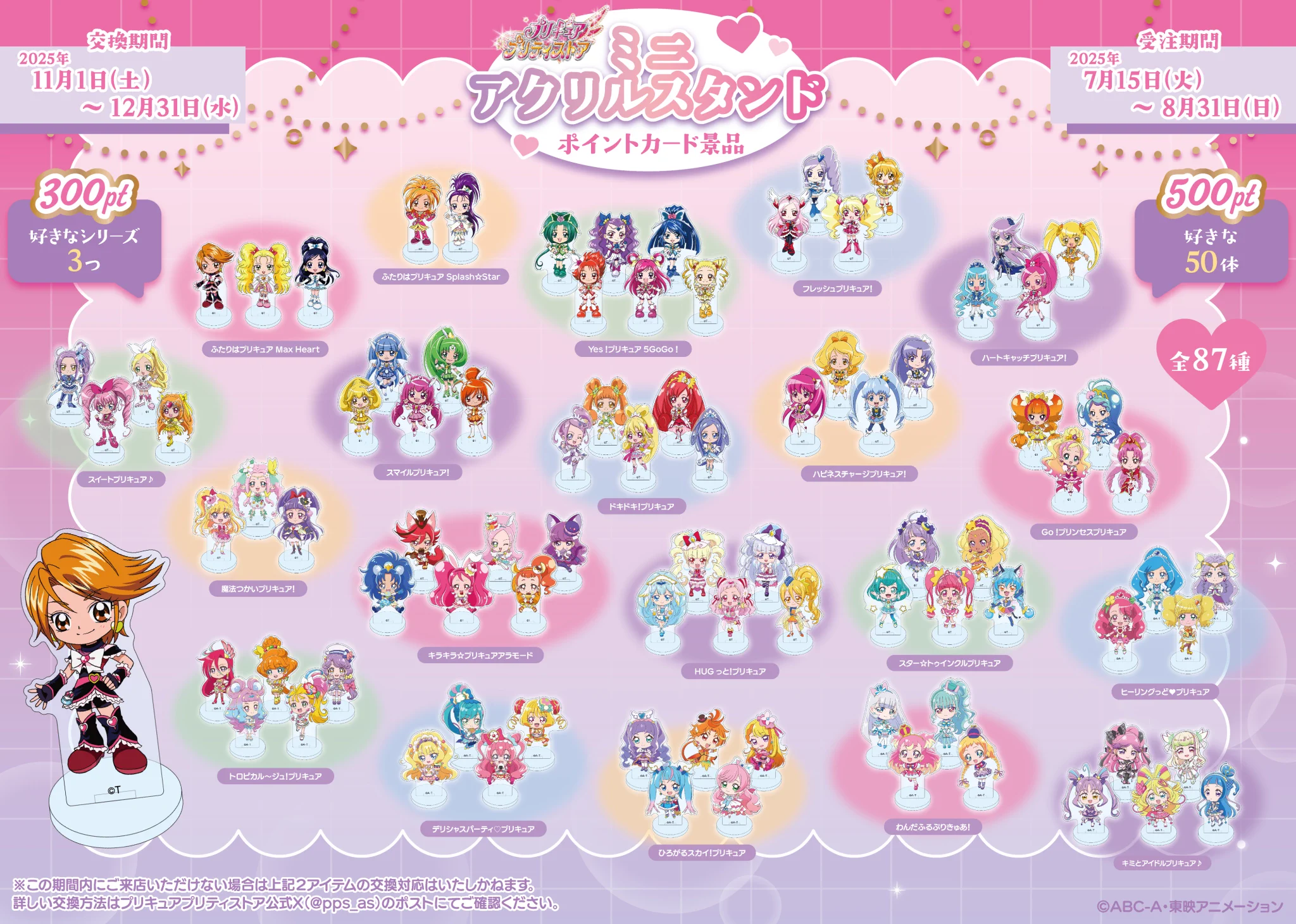 プリティストア ポイントカード 500ポイント 25枚セット プリキュア プリティストア on X: 