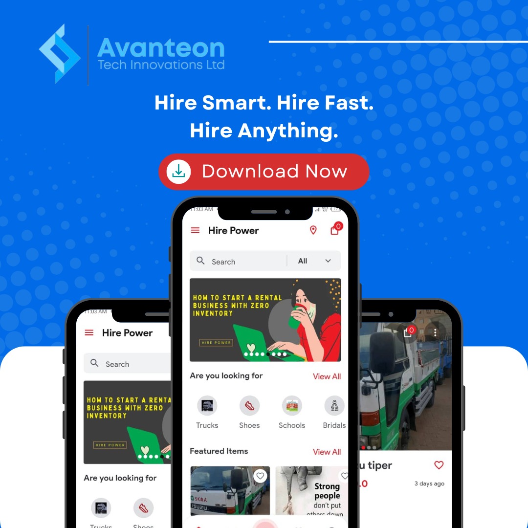 It’s Official – The Hire Power App is NOW LIVE on Google Play!

✅ Find what you need
✅ Hire in minutes
✅ Built for Uganda. Ready for the world.

👉 Download now on Google Play: play.google.com/store/apps/det…

#HirePowerApp #DownloadNow