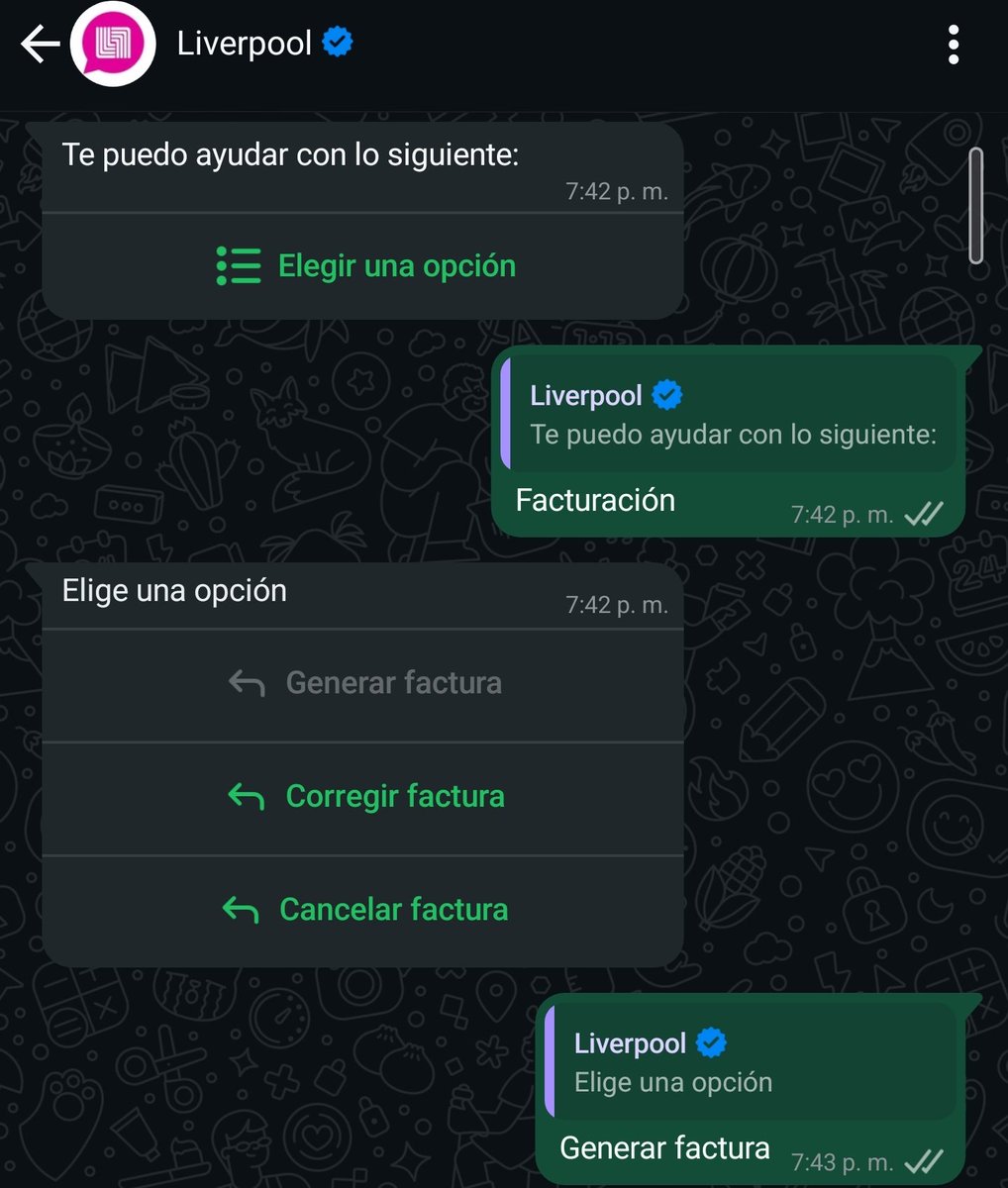 e_penha's tweet photo. Gracias @liverpoolmexico , no se puede facturar en tu página/aplicación, te comunicas por redes, whatsapp, teléfono y justo cuando ya te van a atender, lo atendemos mañana... https://t.co/tiVVh4wp1N