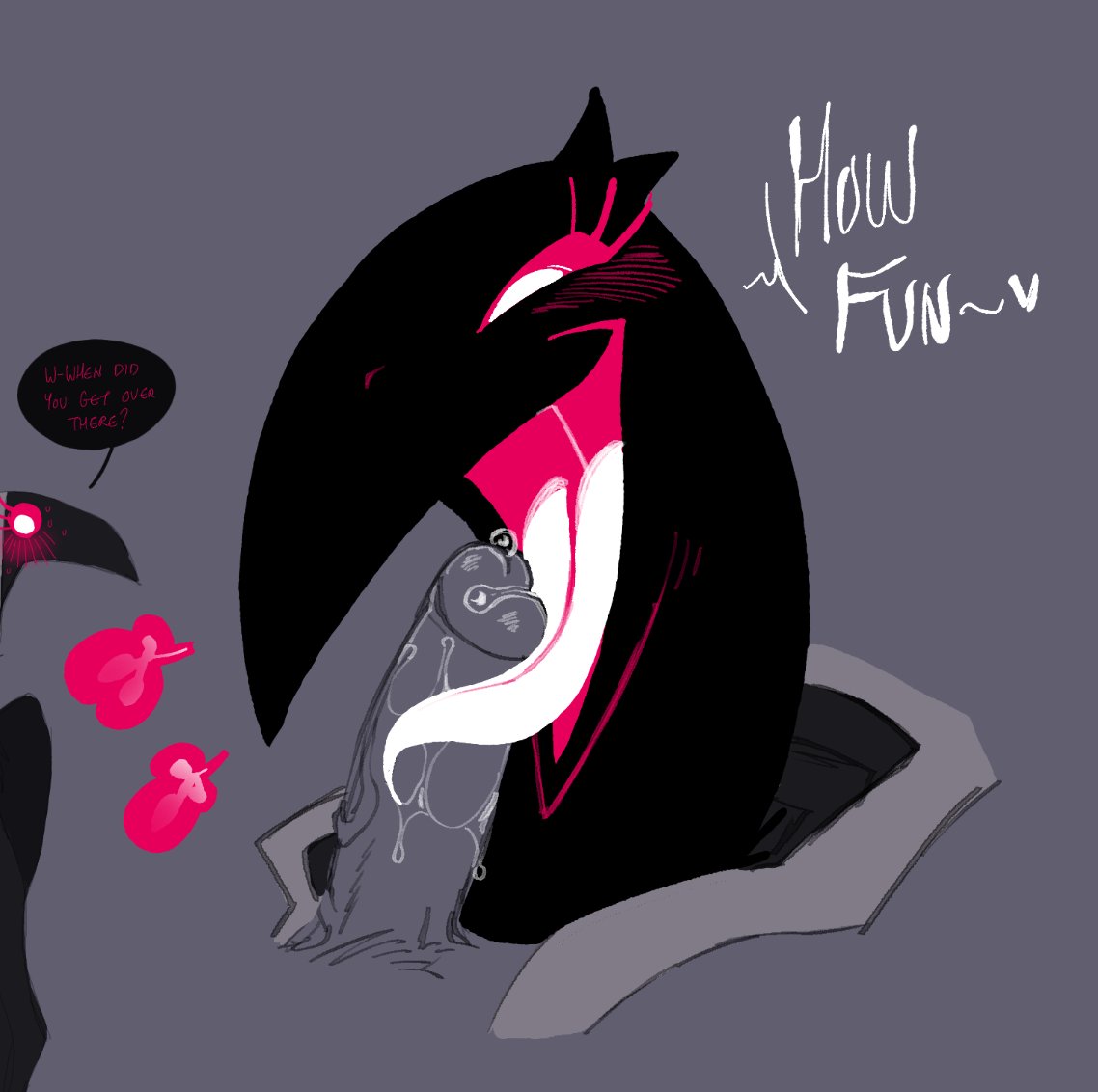 You guys like shy demon birds?
(Drawpile Doodles)