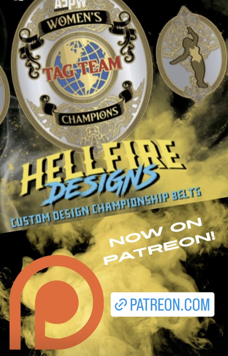 I'm now on Patreon, 3 tiers available starting from only £5! patreon.com/Hellfire_Desig…