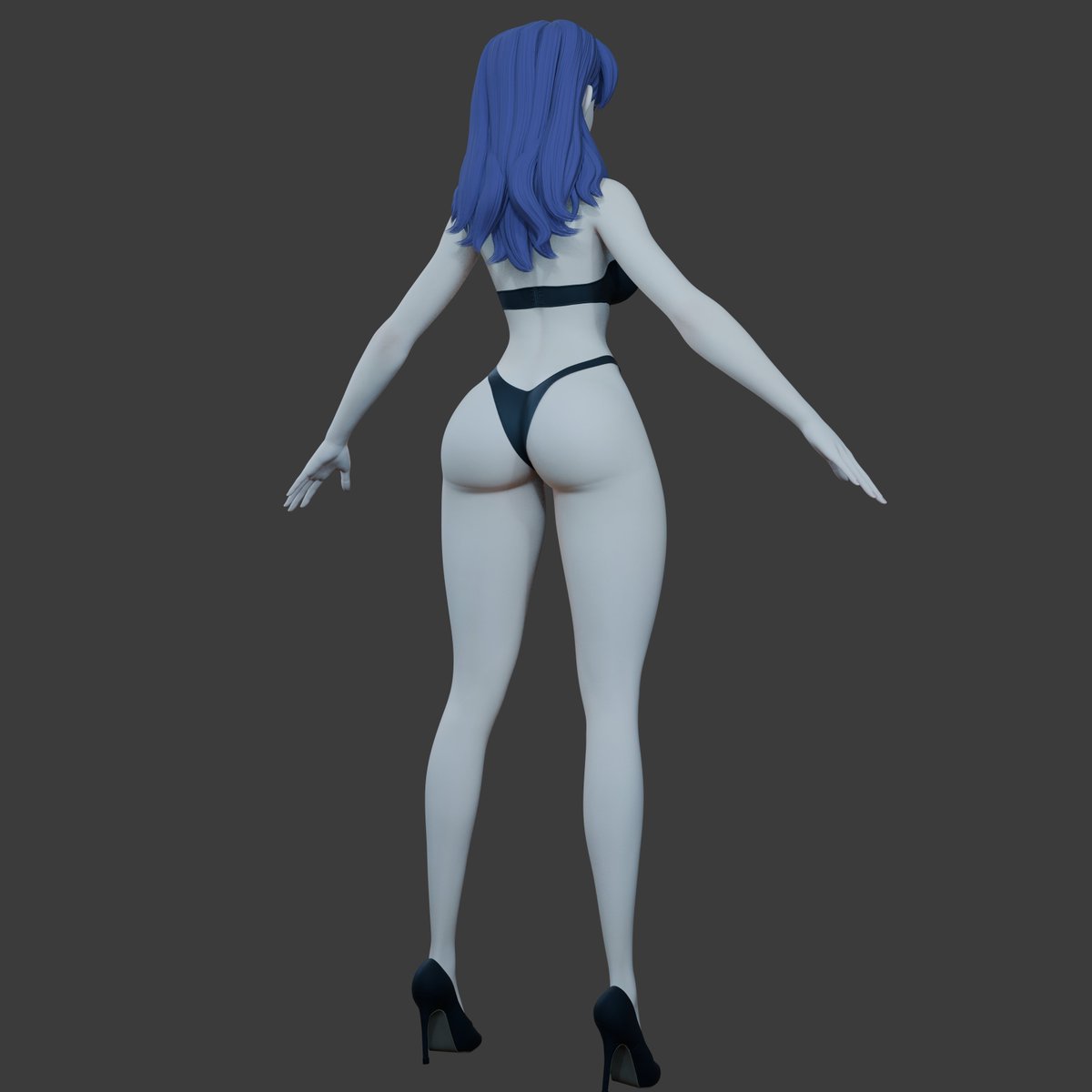 I think one of my favorite girls I did during this month! Misato was probably one of the first girls I "nailed" the design and the base of the style to make the others ❤️