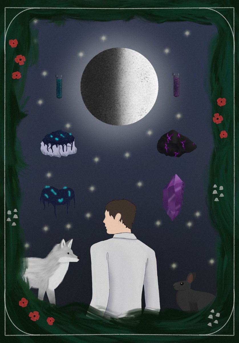 The Moon -  A card the represents uncertainty, secrets, and following your intuition
#Lukeyfanart #lukeytvfanart