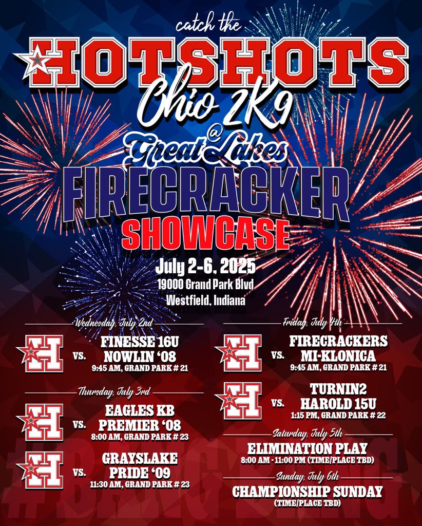 Ireland Rainey (@irainey2027) on Twitter photo Excited to be in Indiana this week for the Great Lakes Firecracker Showcase!!
<a href="/HotshotsOhio2K9/">Hotshots Ohio 2K9 Premier -Webster</a> <a href="/PennStateSB/">Penn State Softball</a> <a href="/coach_crowell/">Clarisa Crowell</a> <a href="/LibertySB/">Liberty Softball</a> <a href="/CoachDot_LU/">Dot Richardson</a> <a href="/AlabamaSB/">Alabama Softball</a> <a href="/UACoachMurphy/">Patrick Murphy</a> Excited to be in Indiana this week for the Great Lakes Firecracker Showcase!!
<a href="/HotshotsOhio2K9/">Hotshots Ohio 2K9 Premier -Webster</a> <a href="/PennStateSB/">Penn State Softball</a> <a href="/coach_crowell/">Clarisa Crowell</a> <a href="/LibertySB/">Liberty Softball</a> <a href="/CoachDot_LU/">Dot Richardson</a> <a href="/AlabamaSB/">Alabama Softball</a> <a href="/UACoachMurphy/">Patrick Murphy</a>