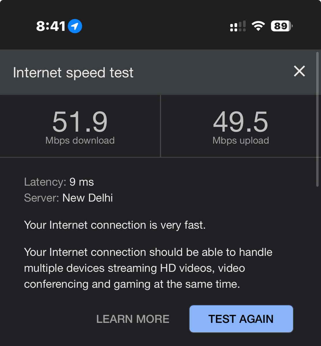 vikassingh255's tweet photo. @excitel_rocks just recharged with a 200 mbps plan and this is the speed I’m getting. What’s the point of paying more when I can’t get the desired speed ? Also there is frequent disconnection and every time I have to call your customer service which takes more than a day https://t.co/vZgxjvHrND