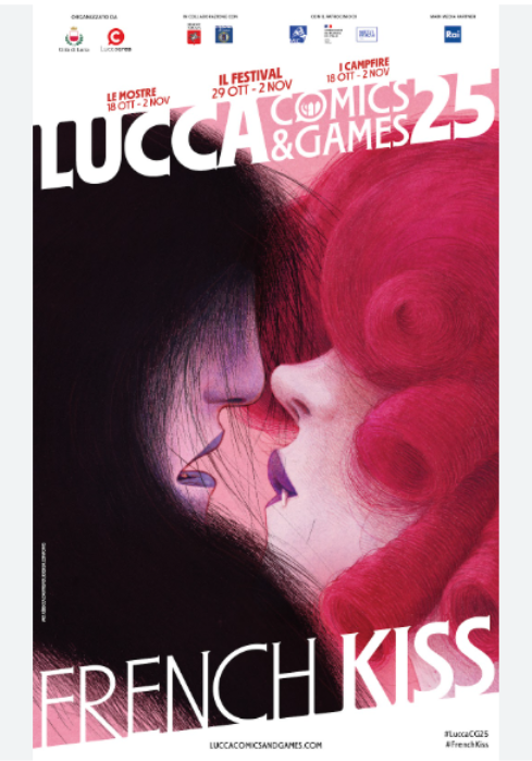CamilleriJ84080's tweet photo. Lucca Comics &amp; Games 2025 : la France à l'honneur accueillera la 59e édition - l'un des plus grands festivals mondiaux consacrés à la bande dessinée.
L'affiche illustre la diversité et la liberté d'imagination qui sont mises au coeur du festival. https://t.co/gJ0gHGJGAC https://t.co/ddPBkqDz3P