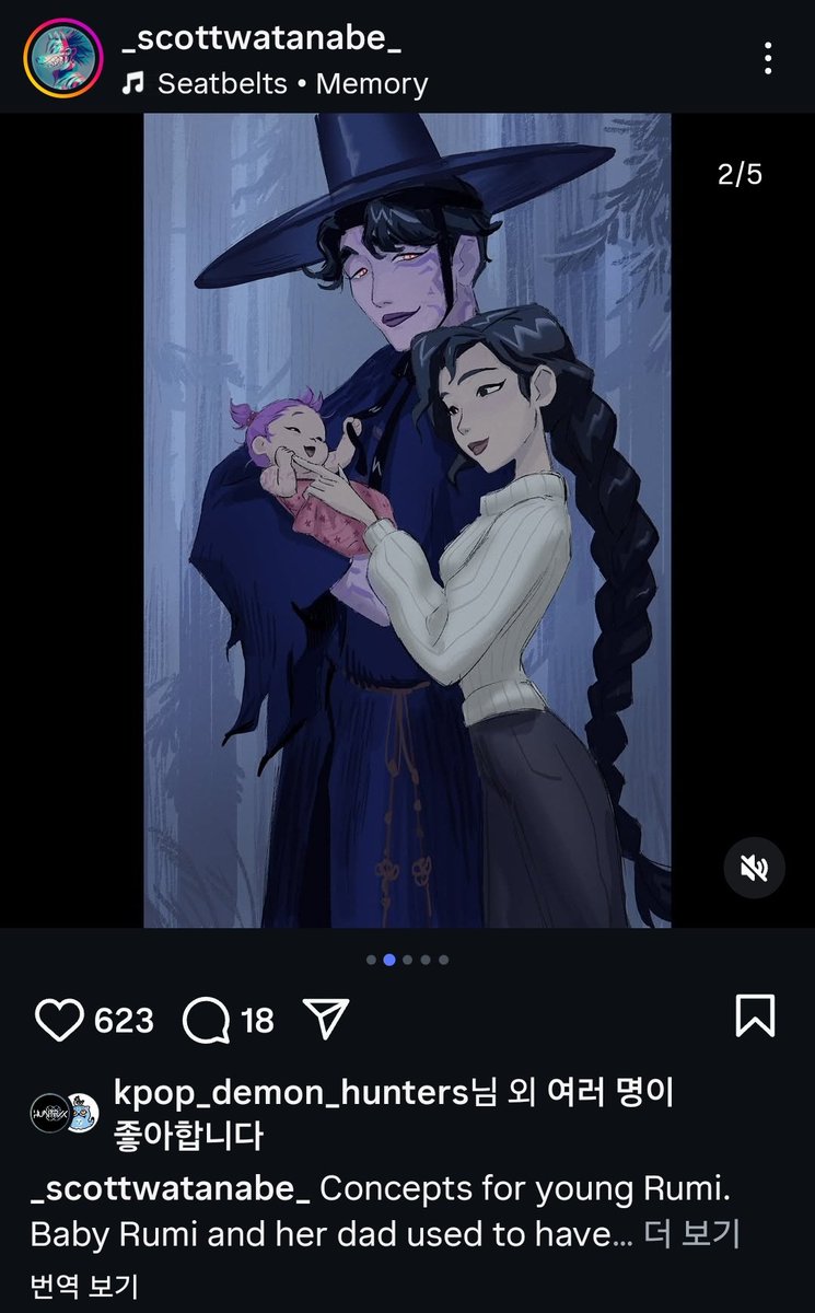 mangtrpg's tweet photo. 아니 케데헌 컨셉아트에 루미 부모님 디자인 나옴
.. 아버지까지... 애기 루미 가족사진... 아버님 좀 진우같은 동양미 있고 이가족의 에피소드 더 풀어주셔야만
아버지 갓쓴거 오진다.. 유복자일줄 알았는데 의외로 딸은 보고 갔나
#KPOPDEMONHUNTERS https://t.co/QVP4HEhEfo