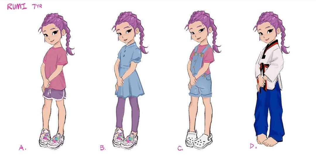 아니 케데헌 컨셉아트에 루미 부모님 디자인 나옴
.. 아버지까지... 애기 루미 가족사진... 아버님 좀 진우같은 동양미 있고 이가족의 에피소드 더 풀어주셔야만
아버지 갓쓴거 오진다.. 유복자일줄 알았는데 의외로 딸은 보고 갔나
#KPOPDEMONHUNTERS