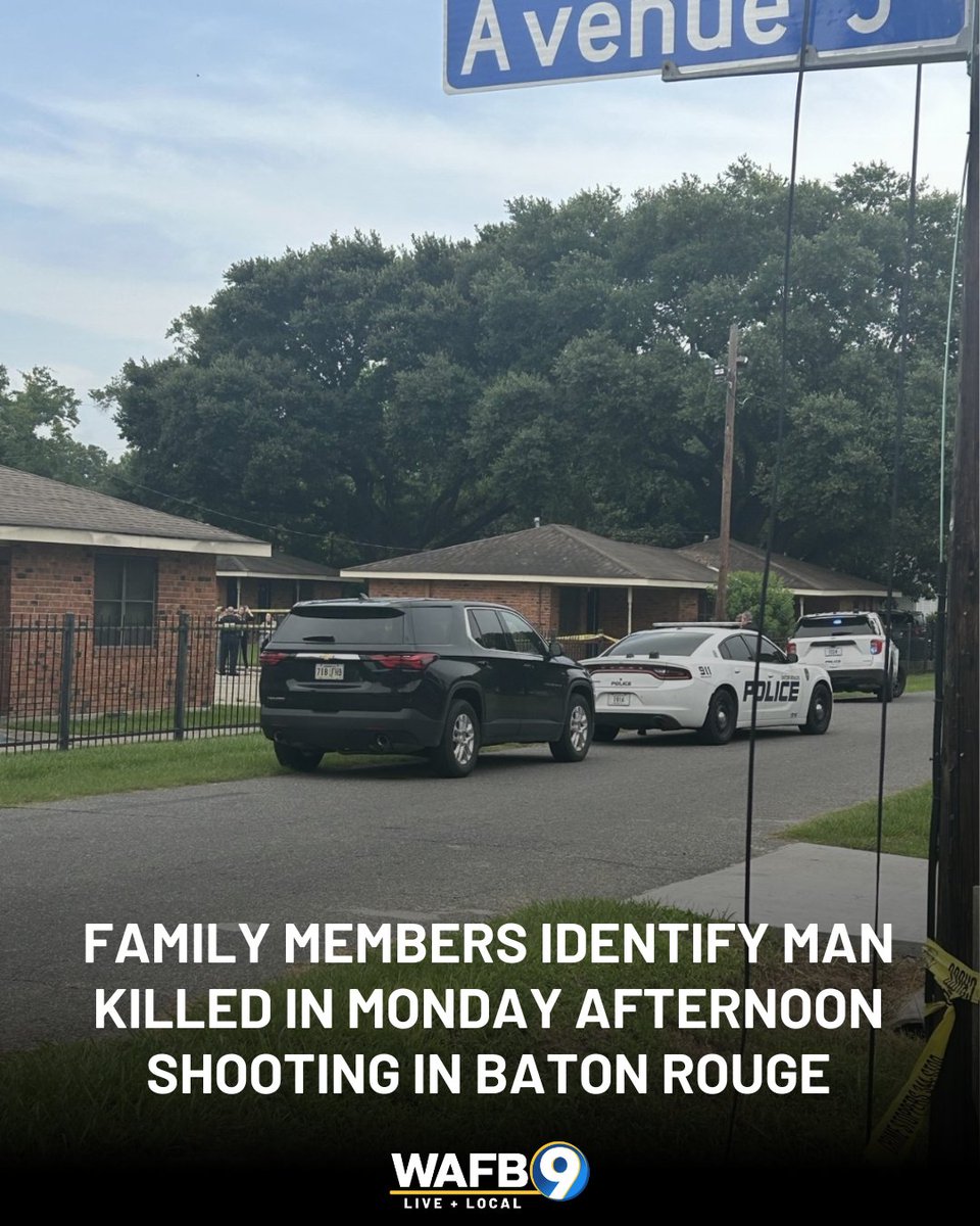 WAFB's tweet photo. Police say upon arrival, they found the man dead in a parking lot of a housing community: https://t.co/sT8ZzoFq6A https://t.co/yz6k0L9zwm