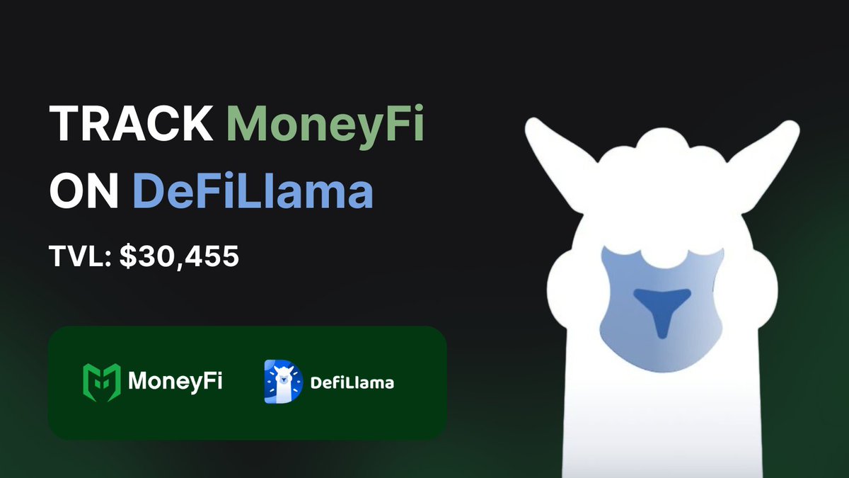 MoneyFi (@moneyfihub) on Twitter photo #MoneyFi is now listed on <a href="/DefiLlama/">DefiLlama.com</a>
= transparent TVL, on-chain activity, and real user growth 📊
We’re building a simpler way to earn in #DeFi — automated, verifiable, and open to everyone 🛠️✨
🔍 Track us: defillama.com/protocol/money…
#MoneyFi #DeFi #TVL #DeFAI #DeFiLlama #MoneyFi is now listed on <a href="/DefiLlama/">DefiLlama.com</a>
= transparent TVL, on-chain activity, and real user growth 📊
We’re building a simpler way to earn in #DeFi — automated, verifiable, and open to everyone 🛠️✨
🔍 Track us: defillama.com/protocol/money…
#MoneyFi #DeFi #TVL #DeFAI #DeFiLlama
