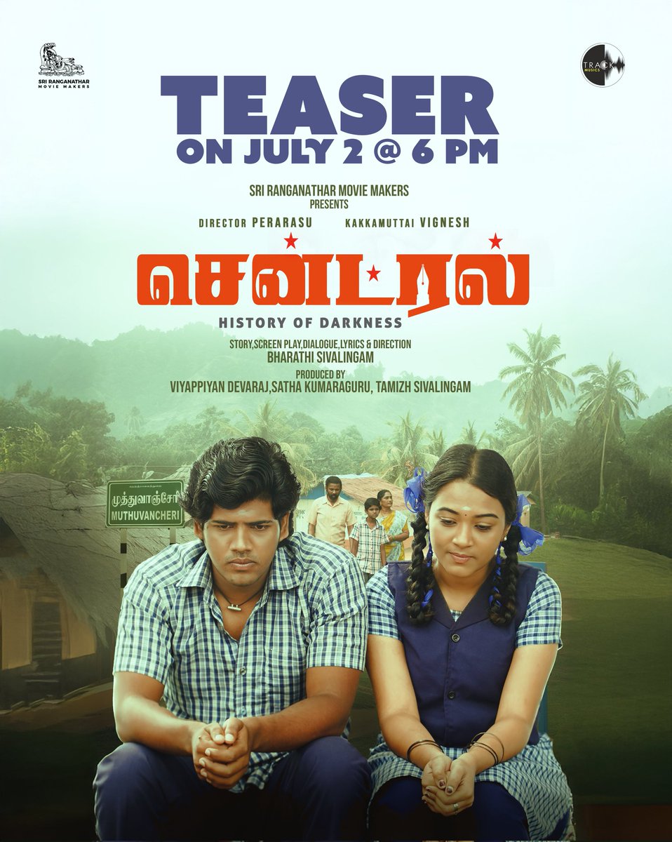 Sri Ranganathar Movie Makers Presents  #Central  Teaser From Tomorrow JULY 02 <a href="/06/">_</a>.00 Pm 

History Of Darkness..

Directed by Bharathi Sivalingam

#DirectorPerarasu
#KakkamuttaiVignesh
#Soneshwari
<a href="/Sivalingam2031/">BHARATHI SIVALINGAM</a>
@<a href="/BHARATHISI44180/">SRI RANGANATHAR MOVIE MAKERS</a>
#Ela
#Vinothgandhi
<a href="/ProBhuvan/">Pro.Bhuvan Selvaraj</a>