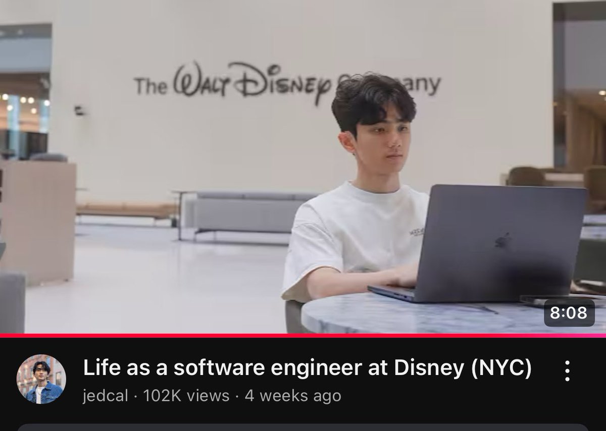 jedcaluag's tweet image. company reveal: I joined the disney streaming team as a software engineer
youtu.be/0LVlwFDZn5s?si…
