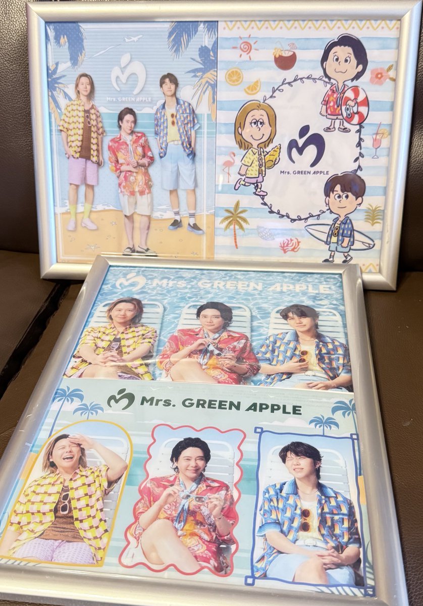 無事にゲットしたミセスと LAWSONコラボのビジュアルシートも夏物へと