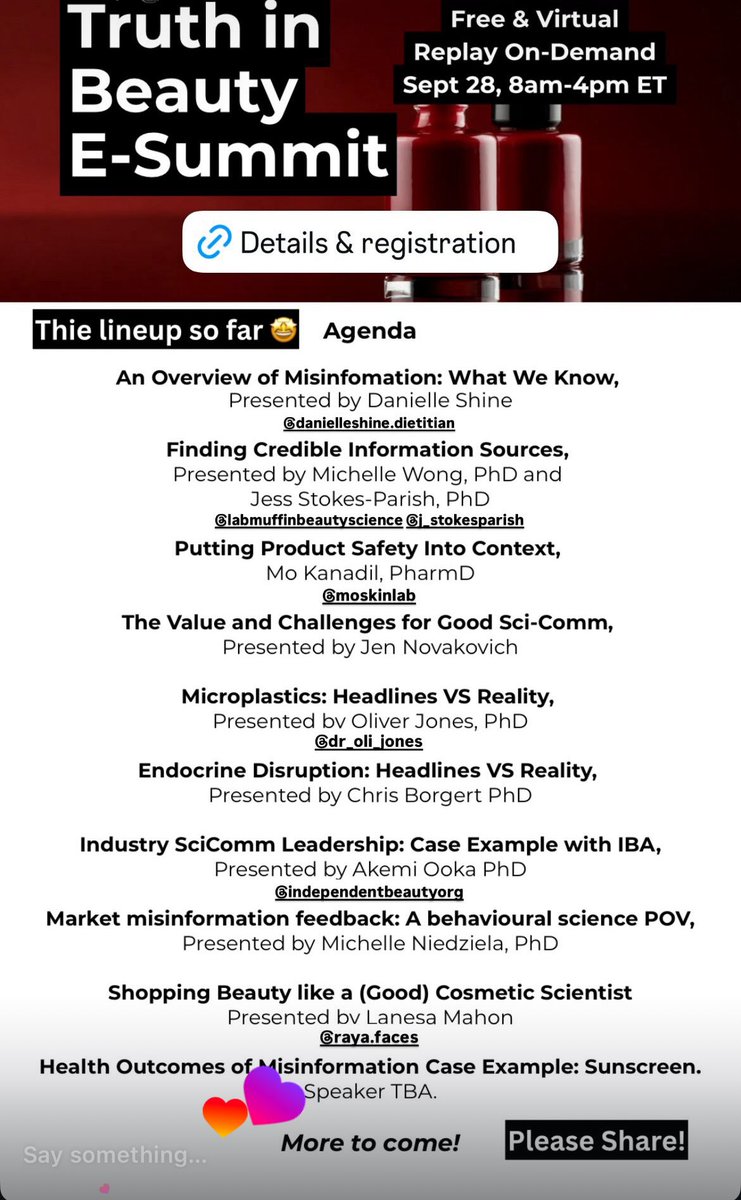 ⏣ Prof. Oliver Jones (@dr_oli_jones) on Twitter photo I will be speaking on #microplastics headlines vs. reality at the Truth in Beauty 2025 E-Summit in September (organised by <a href="/TheEcoWell/">The Eco Well</a>) with a host of awesome presenters
Find all the details and registration here: lnkd.in/grwcEnsB I will be speaking on #microplastics headlines vs. reality at the Truth in Beauty 2025 E-Summit in September (organised by <a href="/TheEcoWell/">The Eco Well</a>) with a host of awesome presenters
Find all the details and registration here: lnkd.in/grwcEnsB