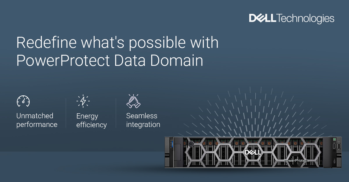 Built to protect. Designed to perform!

The #PowerProtect Data Domain delivers backup that’s future-ready.
- Fast recovery
- Reduced #storage costs
- Multi-cloud scalability
Know more: del.ly/60124is5Y
#CyberResilience