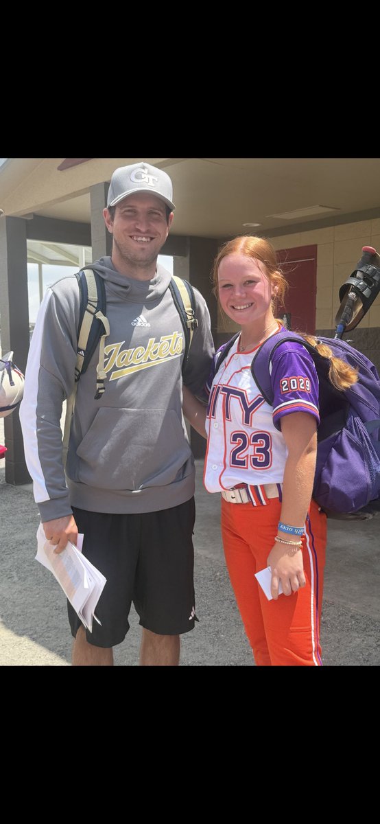 cierra_b23's tweet photo. Also a big shoutout to @GaTechSoftball for coming out to watch! Can’t wait to step out on the field tomorrow with my girls! #fortheU #coloradosparkler 

@Anderson_Unity https://t.co/ZQBNhyuvCs