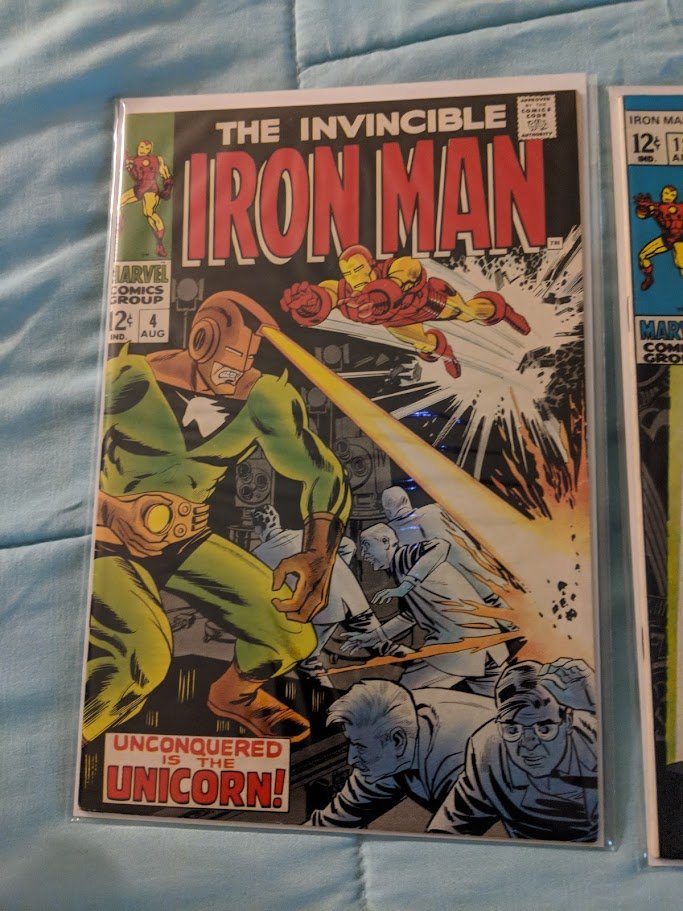 comicbookaddt's tweet photo. Happy #MondayThrowback, #ComicBookAddicts! Kicking off the week with another gem from my collection: THE INVINCIBLE IRON MAN #4 from August!
This classic features Iron Man facing off against "UNCONQUERED IS THE UNICORN!" Such a cool, vibrant cover from the early days. Love seeing these old villains shine!
What classic villain do you wish would make a big comeback? ๐
#IronMan #MarvelComics #VintageComics #TheUnicorn #ComicCollection #Superheroes #MarvelHistory #FromMyCollection