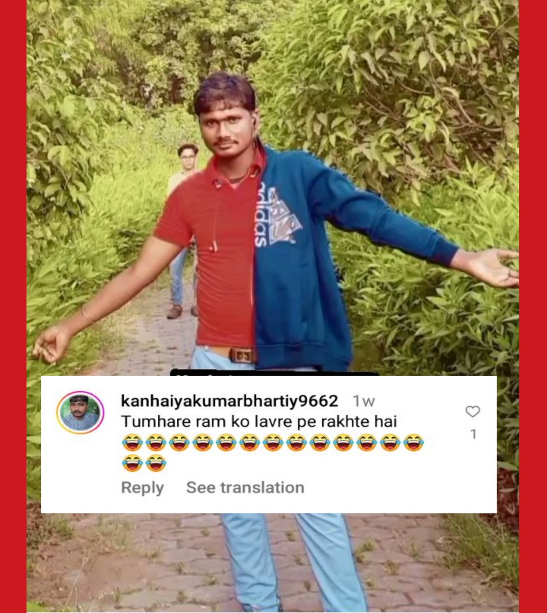 Bhagwa Squad (@bhagwasquad) on Twitter photo 🚨गिरफ्तारी होने तक - Repost करें!🚨
हिंदू-विरोधी कन्हैया कुमार, भगवान श्री राम को गाली दे रहा है, लगातार हिंदू आस्था का अपमान कर रहा है और माहौल बिगाड़ कर दंगे भड़काने की कोशिश कर रहा है। शहर सैदपुर, जिला गाज़ीपुर, का मामला😡
<a href="/ghazipurpolice/">Ghazipur Police</a> <a href="/adgzonevaranasi/">ADG ZONE VARANASI</a>
<a href="/Uppolice/">UP POLICE</a>
प्रशासन 🚨गिरफ्तारी होने तक - Repost करें!🚨
हिंदू-विरोधी कन्हैया कुमार, भगवान श्री राम को गाली दे रहा है, लगातार हिंदू आस्था का अपमान कर रहा है और माहौल बिगाड़ कर दंगे भड़काने की कोशिश कर रहा है। शहर सैदपुर, जिला गाज़ीपुर, का मामला😡
<a href="/ghazipurpolice/">Ghazipur Police</a> <a href="/adgzonevaranasi/">ADG ZONE VARANASI</a>
<a href="/Uppolice/">UP POLICE</a>
प्रशासन