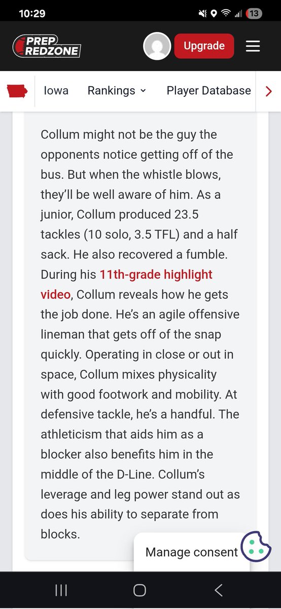 James Collum tweet media