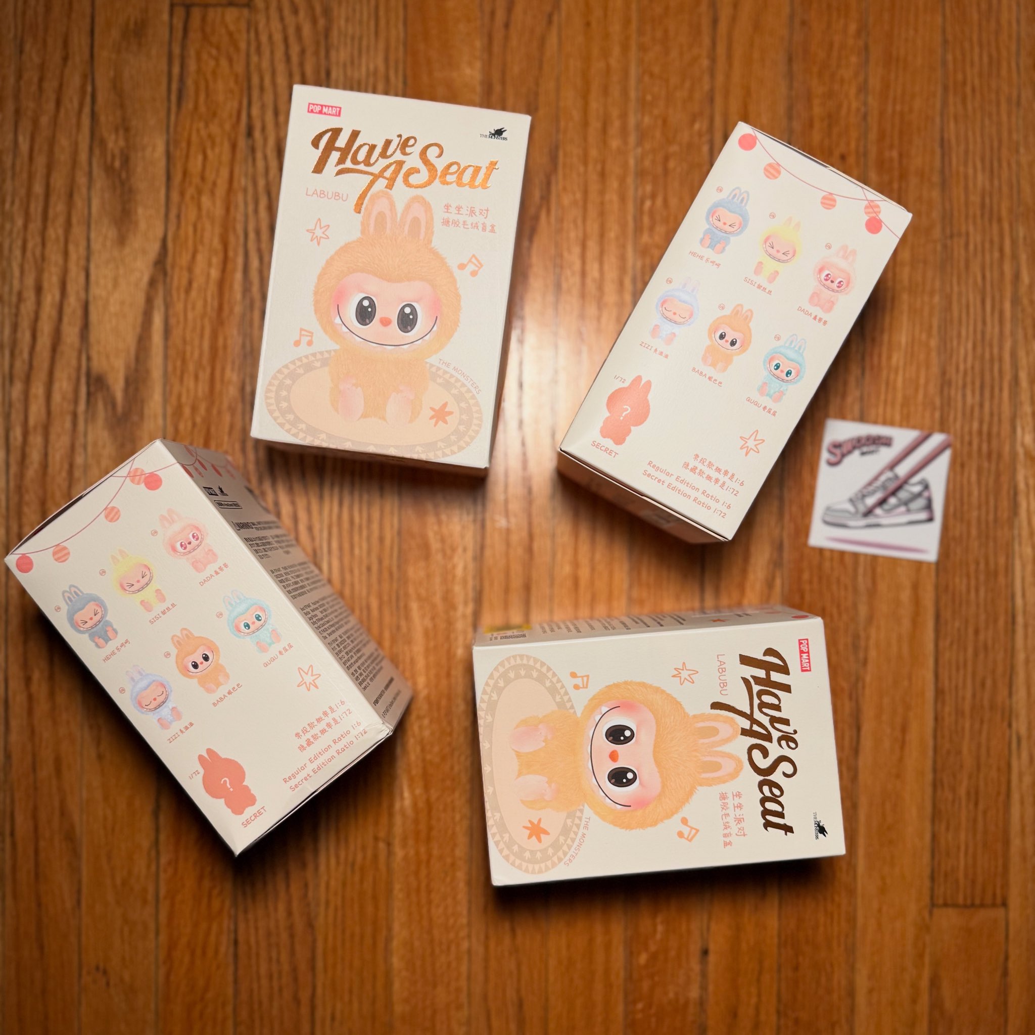 ラブブ　POPMART THE MONSTERS ExcitingMacaron THE MONSTERS - Tasty Macarons Vinyl Face Blind Box | Blind