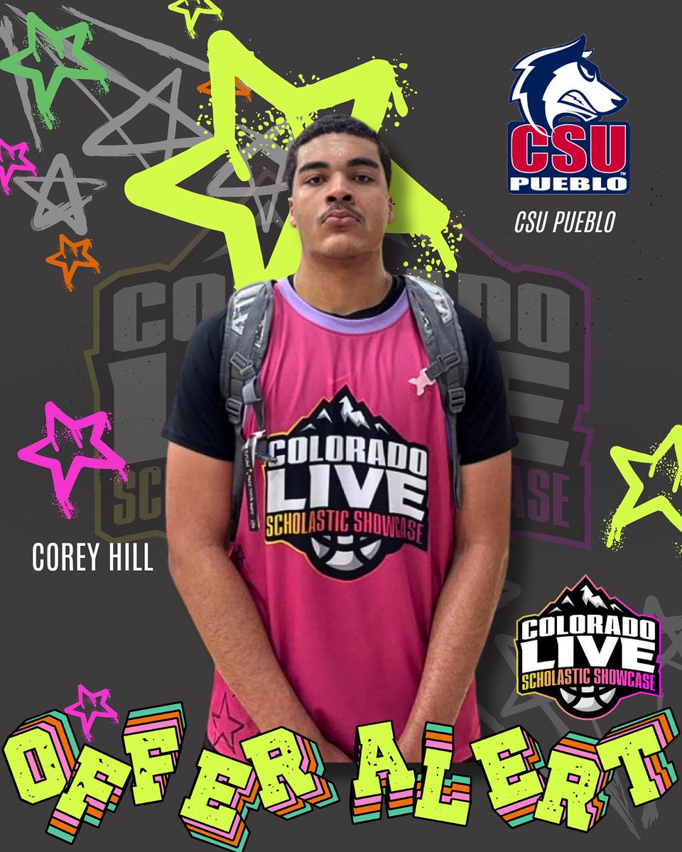 🎉 ANOTHER LIVE PERIOD OFFER ALERT 🎉

SHOUTOUT  to Corey Hill <a href="/Corey23_/">Corey hill</a> 🌟 He just received a Live Period offer from <a href="/SteelCityMBB/">CSU Pueblo Men’s Basketball</a> CSU Pueblo 🙌

#ColoradoLIve 
#WhereFutureStarsMakeTheir 
#RockyMountainsBigStage 
#RecruitingJourney 
#LivePeriod 
#O