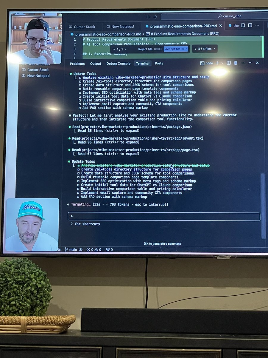 Great episode <a href="/boringmarketer/">The Boring Marketer</a> and <a href="/gregisenberg/">GREG ISENBERG</a>

1 note - when using claude code make sure to hit “shift, tab, tab” and it’ll put you into plan mode for those todos -&gt; 

2. Pro tip feed it to <a href="/TaskmasterAI/">npm i task-master-ai</a> and then you’ll have a very details implementation plan from your original