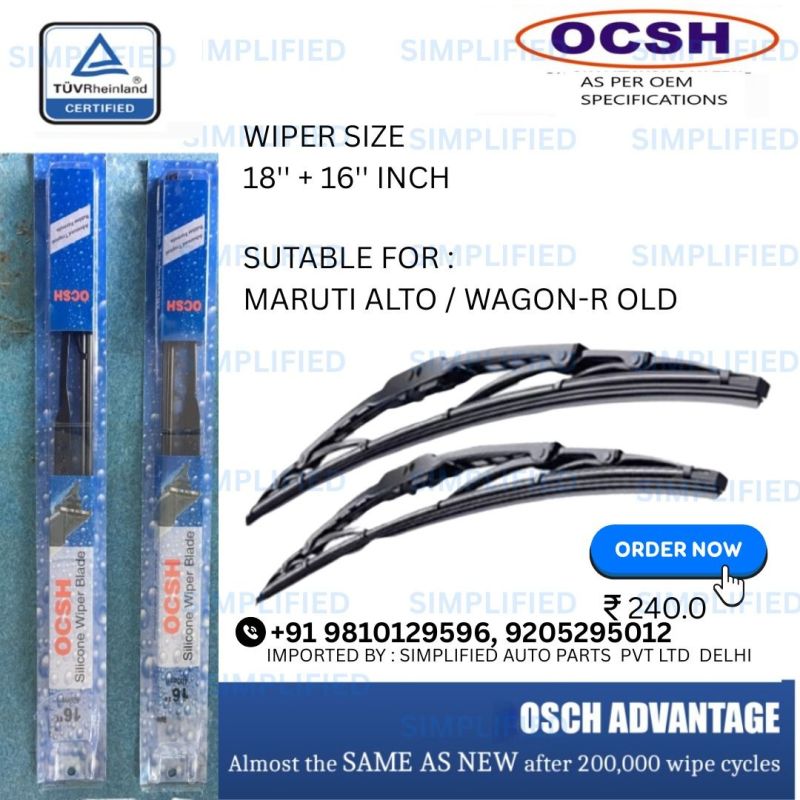 simplified_auto's tweet photo. MARUTI ALTO / WARON-R OLD CAR WIPER

Premium Quality Auto Parts – Durable, Reliable &amp; Affordable
For Every Car Model – Find the perfect fit for your ride

#SimplifiedAuto #CarParts #DriveSmooth #AutoCare #QualityMatters #simplified #Wiperlades #Syndicatewipers #Maruti #Wagon https://t.co/ZlGZPyAFim