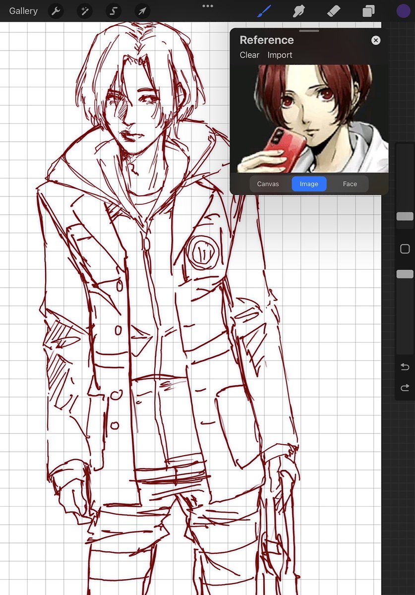 dr4k0ns's tweet image. #p5x quick doodle w a round brush