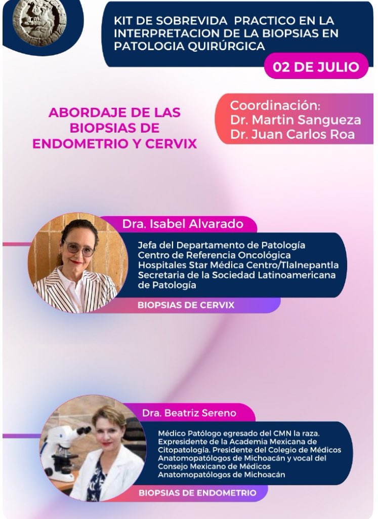 Hola a todos, te esperamos el próximo miércoles en nuestra sesión de la SLAP. ⁦<a href="/SLAPpatologia/">SLAP Patología</a>⁩