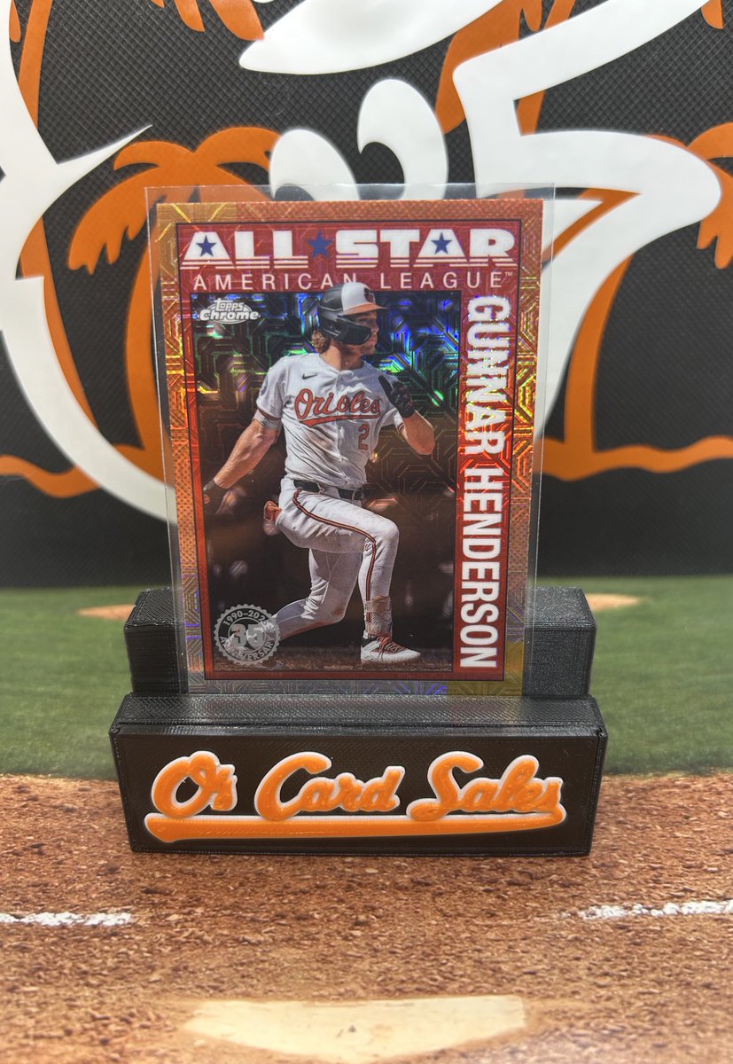 Orioles win!  Like retweet and follow! I’ll select one lucky winner to receive this Gunnar Henderson card tomorrow night during the game! #Birdland