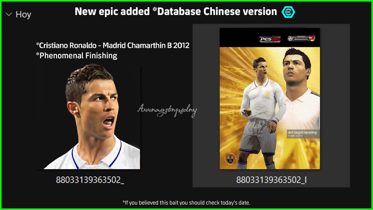 Epic Nonstalgia Cristiano Ronaldo 🇵🇹
 ⤷ Madrid Chamarthin B 2012 Version 

#eFootballHUB #eFootball2026 #FanArtFriday