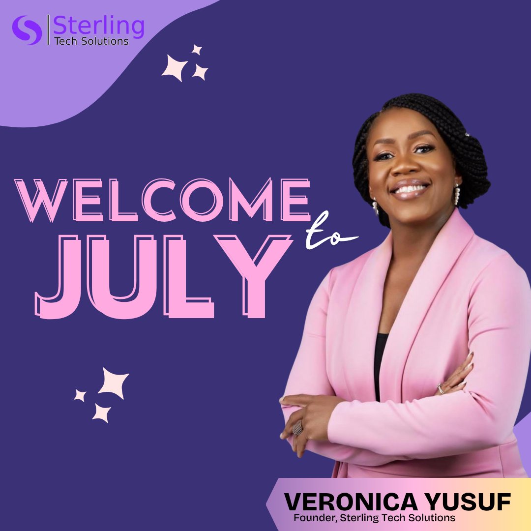 SterlingTekpro's tweet image. Happy New Month from all of us at Sterling Tech Solutions! 💼✨

Let’s make this month one of progress, purpose, and possibilities. 💙
#SterlingTech #HappyNewMonth #CareerInTech #JulyGoals #NewMonthNewMoves