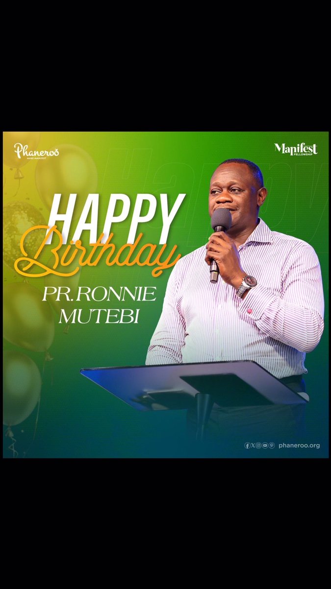 Happy Birthday Papa Ronnie
From being my Boss at TOP TV to a great Friend,Mentor,Father&amp;Now my Pastor 🙏
You believed in me as a shy young girl,Taught me,Encouraged me,Am Forever Grateful
Thank You for Loving me. You’re a Great Blessing to US
May GOD Amaze you ALWAYS
We Love You