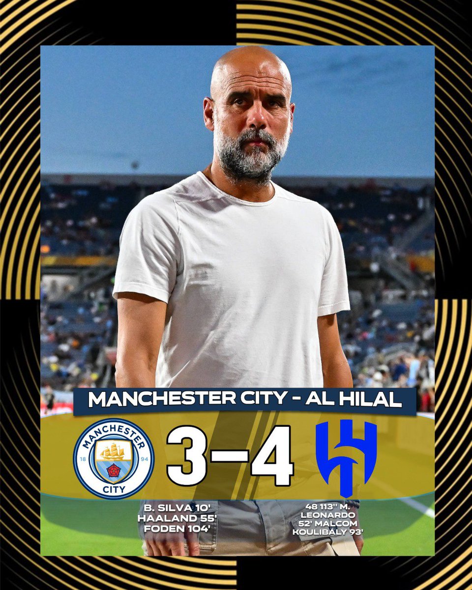 🚨🚨🚨 partidazo con la sorprendente  eliminación del mundial de clubes del Manchester City.

⚔️-<a href="/fnrealmadrid/">FONDO NORTE RM</a>