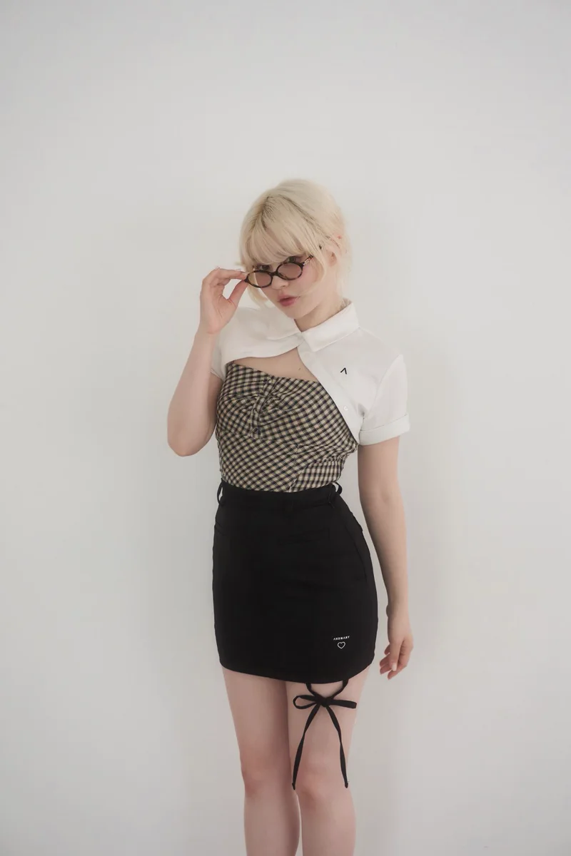 トップス ANDMARY Myra shirt set blue andmary on X: 