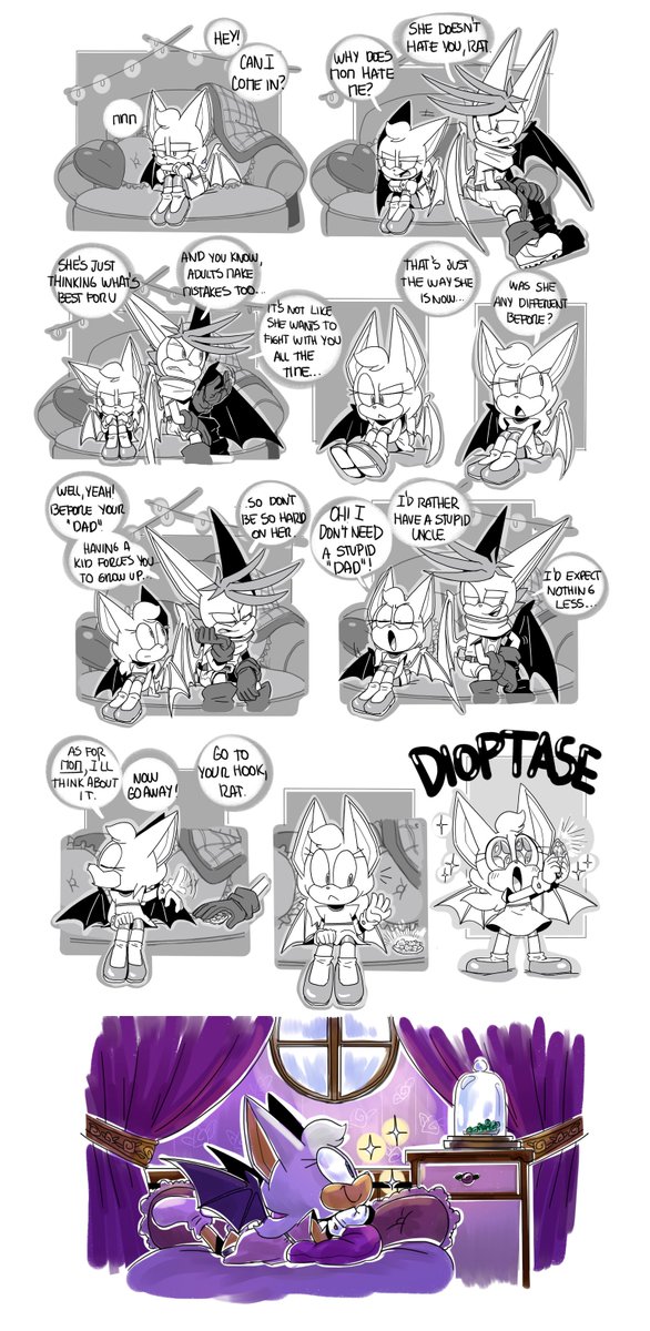They DO get along sometimes...
#sonicfancomic #OriginofChaos #SonicTheHedgehog #SOoCfancomic #sonicau #fancomic #sonicoc #FathersDay2025 #RougeTheBat