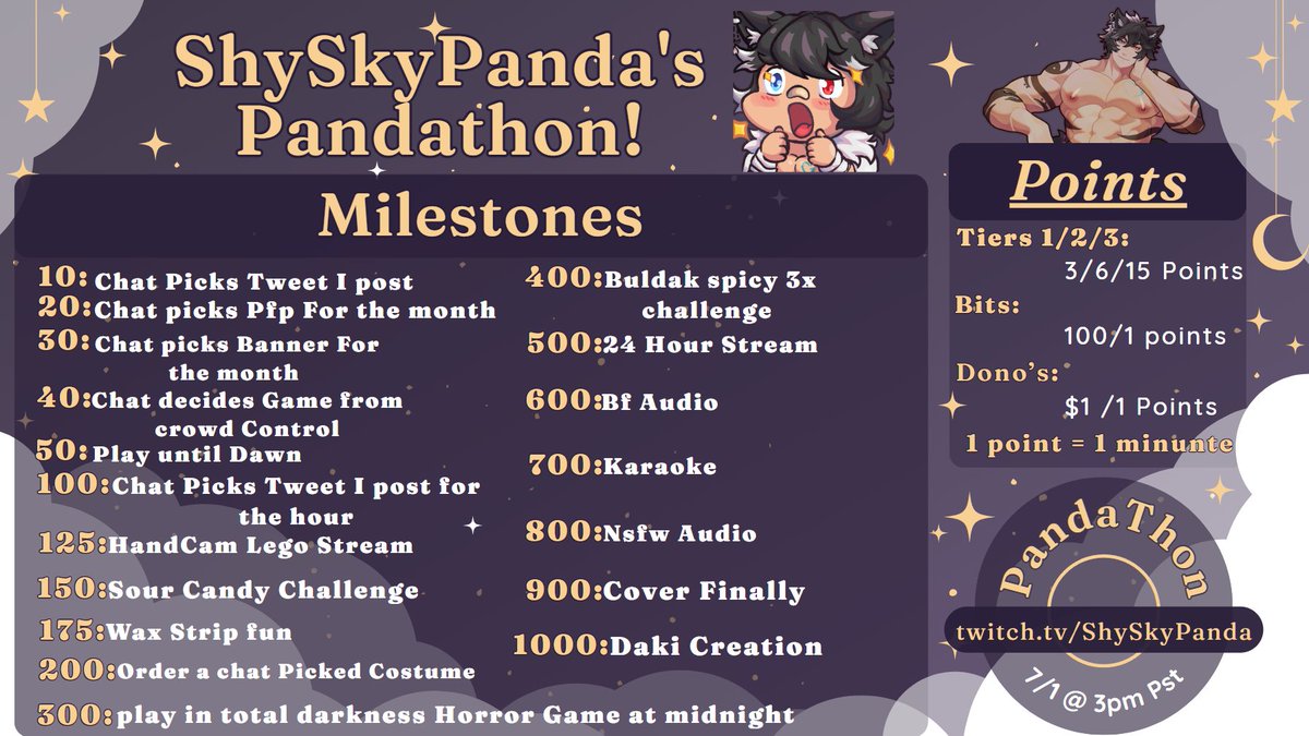 ShySkyPanda's tweet photo. TOMORROW IS THE DAY FOR THE MONTH LONG EVENT MY LOVES, Here is What you should be expecting <3 https://t.co/ilcQnRspa1