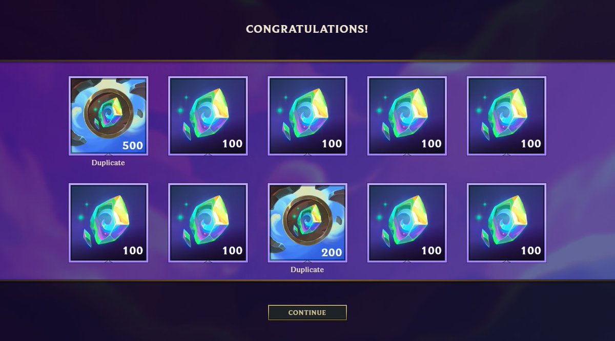 HIGHROLLERS EMEA (@highrollers_tft) on Twitter photo Are your pulls looking like this as well? Dry like this weather😰 <a href="/TFT/">Teamfight Tactics</a> #Teamfighttactics #crystals Are your pulls looking like this as well? Dry like this weather😰 <a href="/TFT/">Teamfight Tactics</a> #Teamfighttactics #crystals