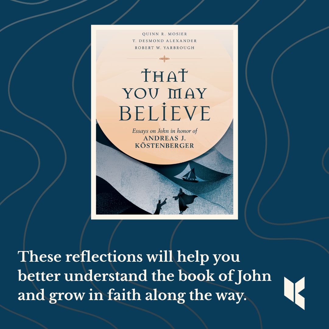 KregelAcademic's tweet image. This new collection of essays honors the legacy of Dr. Andreas J. Köstenberger, diving into John’s Gospel with rich scholarship and heartfelt conviction. 

That You May Believe available here: amazon.com/That-You-May-B…