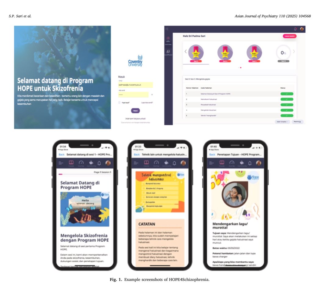 New study alert!
Can a digital self-management program support people with schizophrenia ?
The answer is in this new study from Indonesia…
Read more: sciencedirect.com/science/articl…
#MentalHealth #Schizophrenia #DigitalHealth #Indonesia
