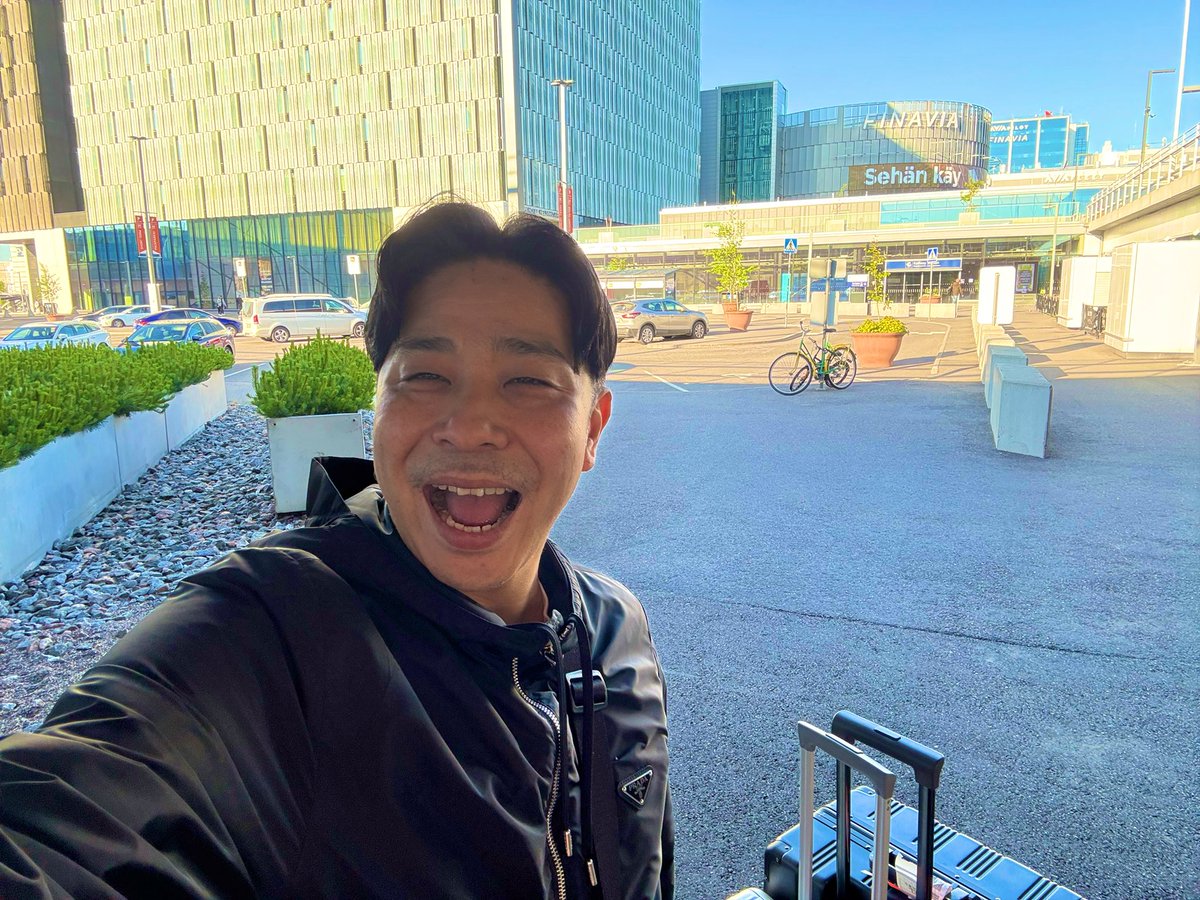 無事にフィンランド着きました！
こちらは朝の7時です
#TJ生