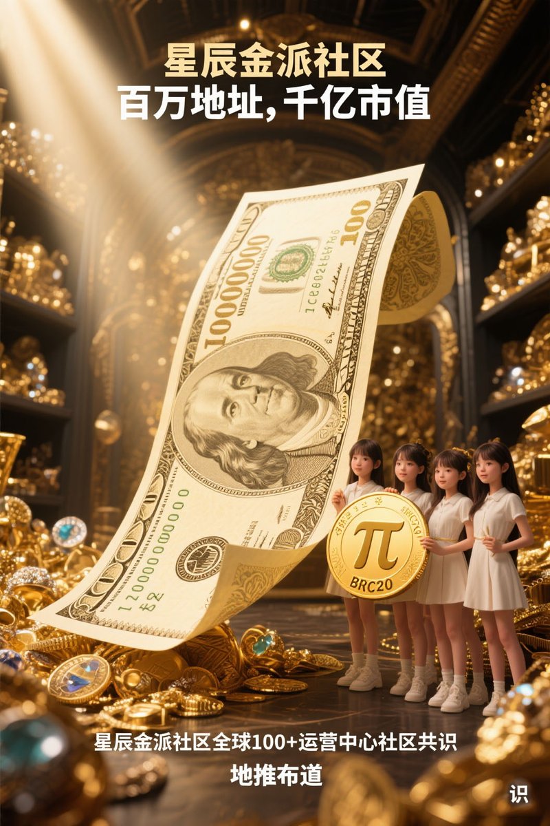 BRC20bitgoldpi's tweet photo. 11万的共识，能让石头变成金子；100个的社区，能让小溪汇成江海。比特金𝛑带着限量稀缺的魔力，推动比特币生态迎来爆发，从布道到变现，每一步都精彩。千亿市值，我们一起创造。#比特金𝛑 #共识铸就辉煌 https://t.co/d2MUw91phz