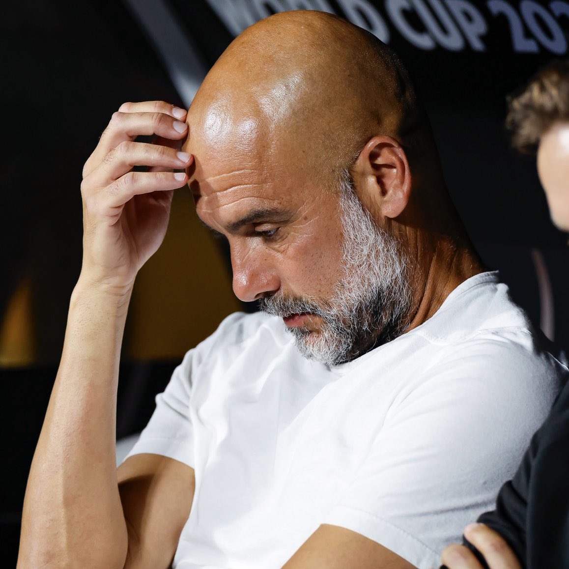 StakeFootball's tweet photo. Manchester City have no major trophies in 2025! 

❌ Club World Cup
❌ Champions League
❌ Premier League
❌ Carabao Cup
❌ FA Cup

The only title they hold is the 2024 Community Shield. https://t.co/o6c6MdvWXR