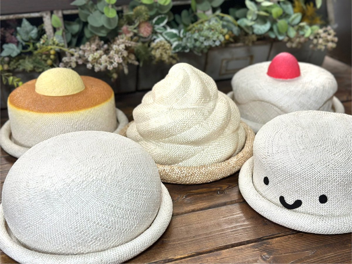贅沢バニラのソフトクリームハット 26,350円 夏のパンケーキハット