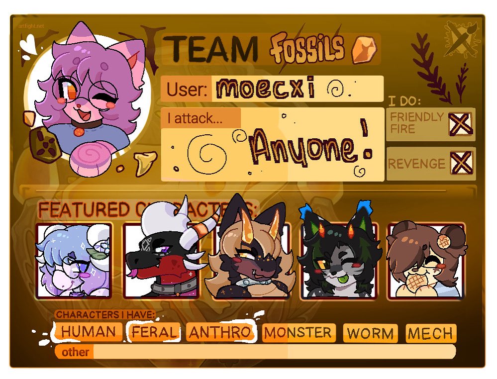 moecxii's tweet image. #artfight