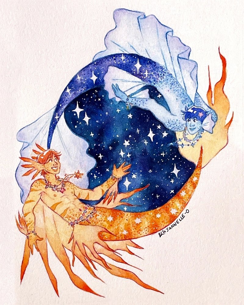 ✨☀️🌕✨

#btsfanart