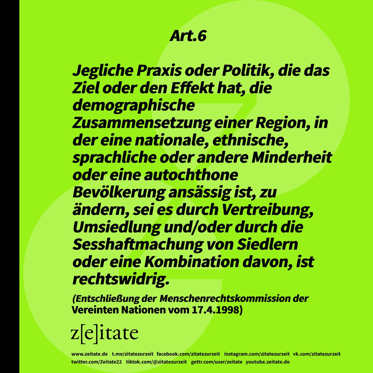 Zeitate22's tweet photo. #VereinteNationen #werteleben #vertreibung #umsiedlung #gaza #Israel #rechtswidrig #Doppelstandards https://t.co/8liHHd2qs7